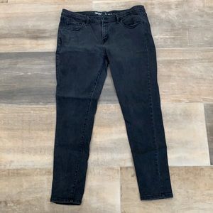{Mossimo}Sz 14R Faded Blk Skinny Jeans